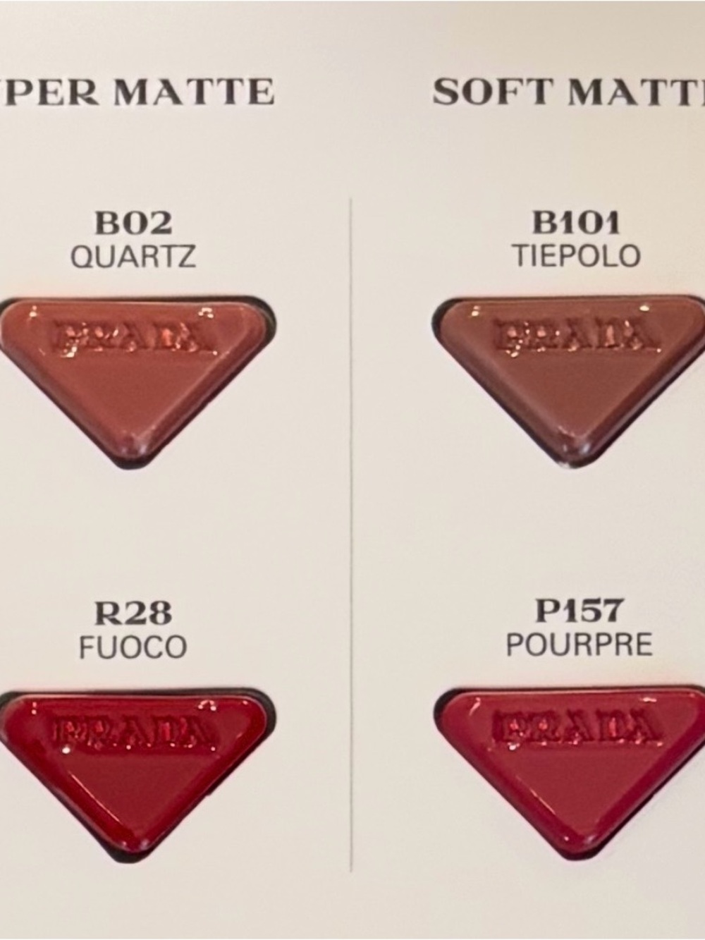 NEW Prada MONOCHROME Weightless LIP COLOR + REVEAL FOUNDATION Sampler Cards! - Picture 3 of 5